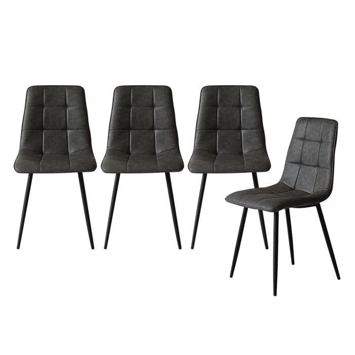 4x Dining Chairs Kitchen Table Chair Lounge Room Padded