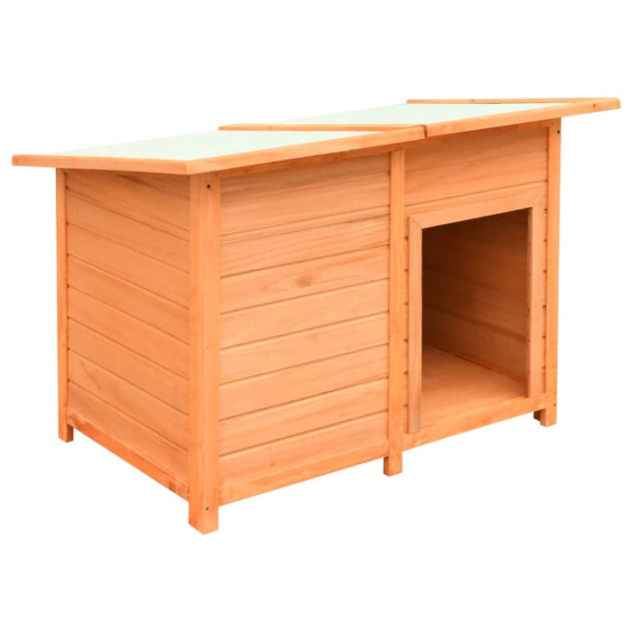 Dog Cage Solid Pine & Fir Wood Oiblao