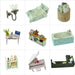 Dollhouse Miniature with Furniture Kit Plus Dust Proof
