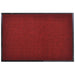 Door Mat 90 x 60 Cm Pvc Red Xaoxlk