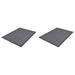 Pvc Door Mats 2 Pcs Grey 90x60 Cm Xinian