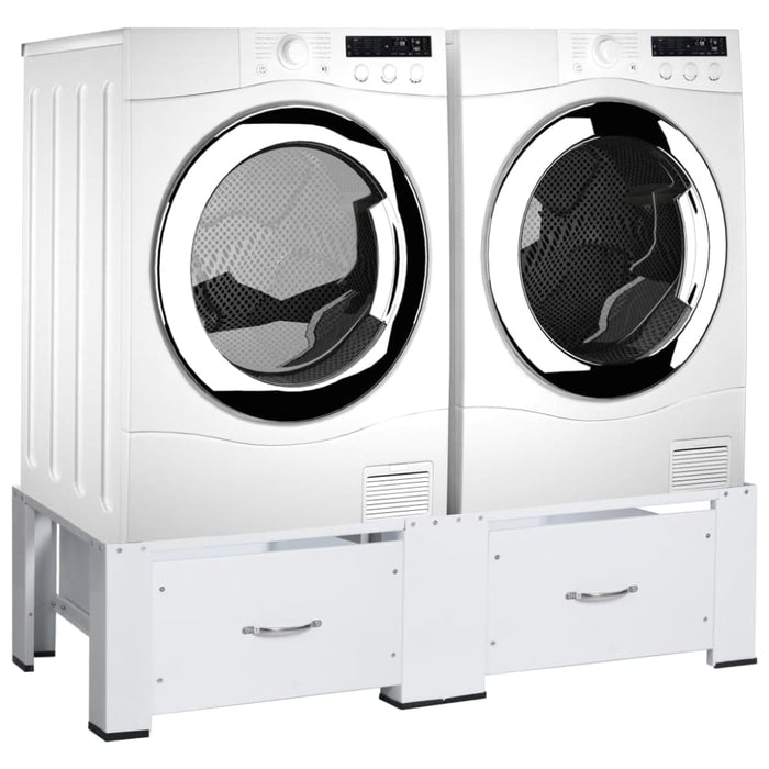 Double Washing and Drying Machine Pedestal with Drawers