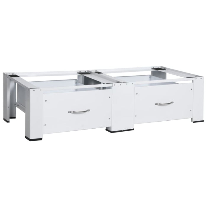 Double Washing and Drying Machine Pedestal with Drawers