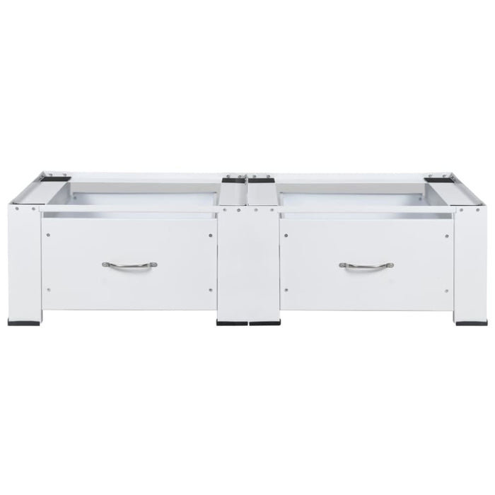 Double Washing and Drying Machine Pedestal with Drawers