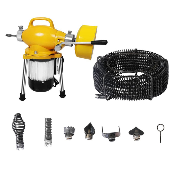 Drain Cleaner Machine Electric 400w Plumbing Sewerage Pipe