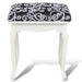 Dressing Stool Black Fabric Xabtoi