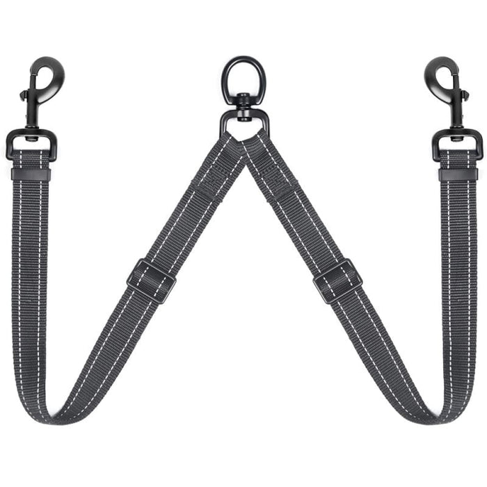 Dual Adjustable Length Lead Quality Reflective no Tangle