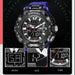 Dual Display Analog Digital Military Sport Wristwatch