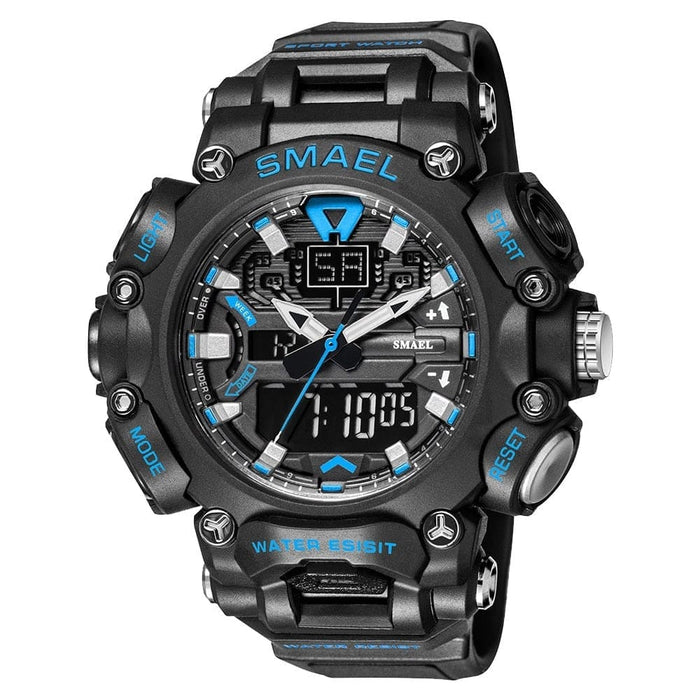 Dual Display Analog Digital Military Sport Wristwatch