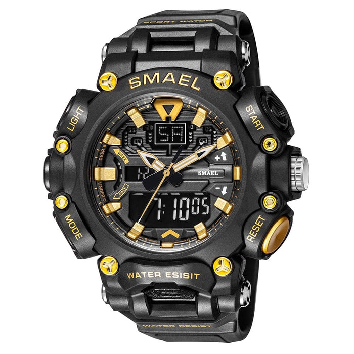 Dual Display Analog Digital Military Sport Wristwatch