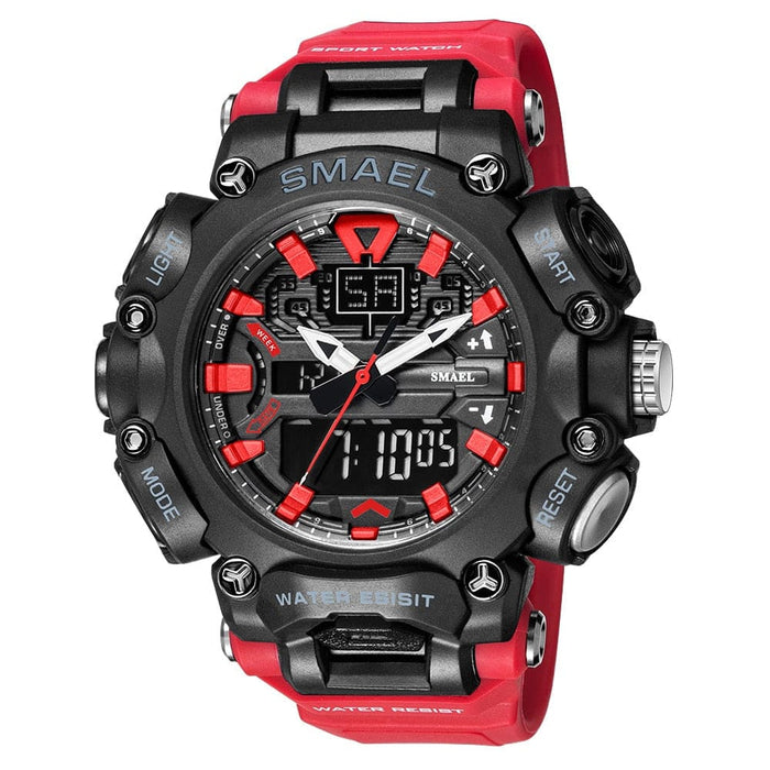 Dual Display Analog Digital Military Sport Wristwatch