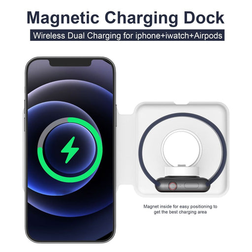 Dual Magnetic Folding Wireless Charger