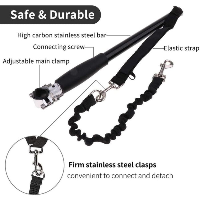 Durable Bike Hands-free Elastic Dog Leash for Exercising