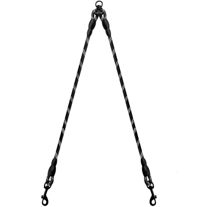 Durable Double Coupler Reflective Strong 360° no Tangle