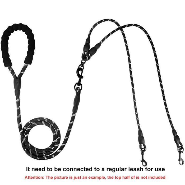 Durable Double Coupler Reflective Strong 360° no Tangle