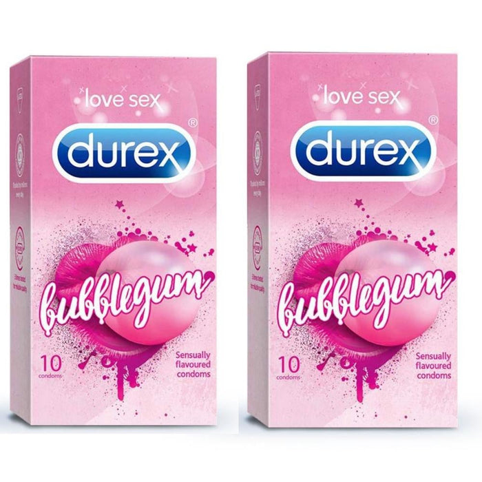 Durex Bubblegum Sensually Flavoured Condoms - 20 Pack