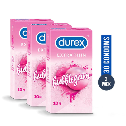 Durex Bubblegum Sensually Flavoured Condoms - 30 Pack