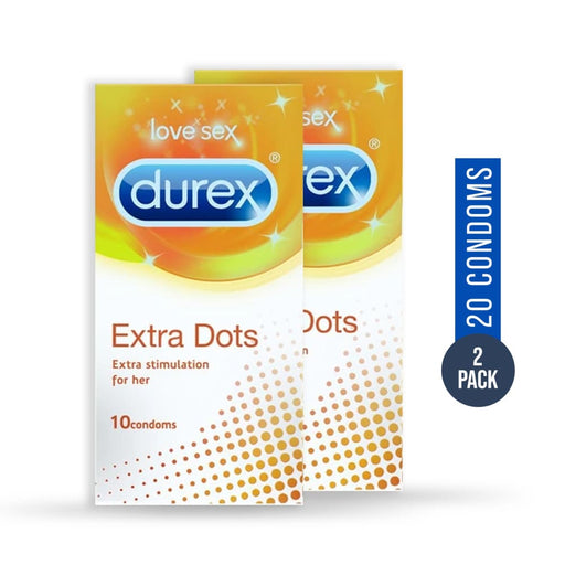 Durex Extra Dots Condoms - 20 Pack