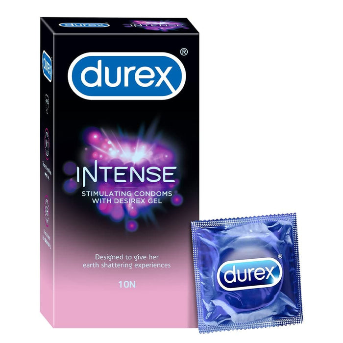 Durex Intense Stimulating Condoms - 10 Pack