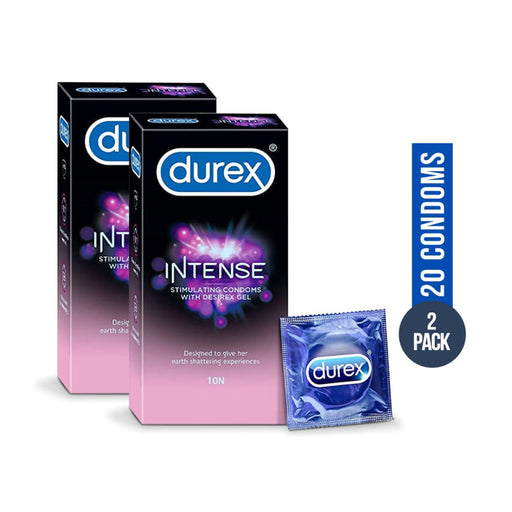 Durex Intense Stimulating Condoms - 20 Pack