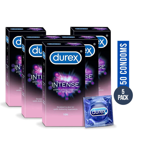 Durex Intense Stimulating Condoms - 50 Pack