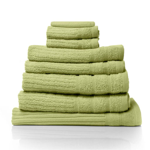Eden Egyptian Cotton 600gsm 8 Piece Luxury Bath Towels Set