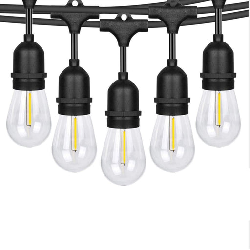 Edison Globe Solar Powered Lamp String Lights - White 20