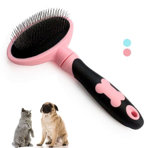 Effective 2 - sided Safe Ergonomic Handle Pet Grooming Comb