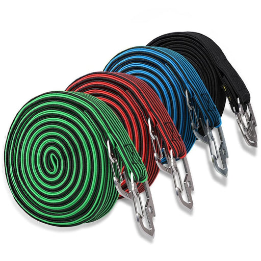 Elastic Luggage Tied Rope with Carbon Steel Hook