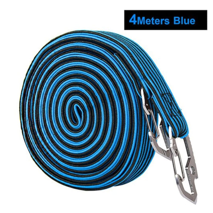 Elastic Luggage Tied Rope with Carbon Steel Hook