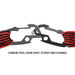 Elastic Luggage Tied Rope with Carbon Steel Hook