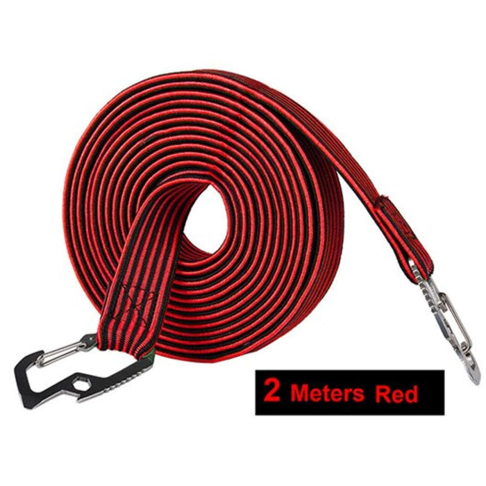 Elastic Luggage Tied Rope with Carbon Steel Hook