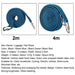 Elastic Luggage Tied Rope with Carbon Steel Hook