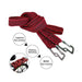 Elastic Luggage Tied Rope with Carbon Steel Hook