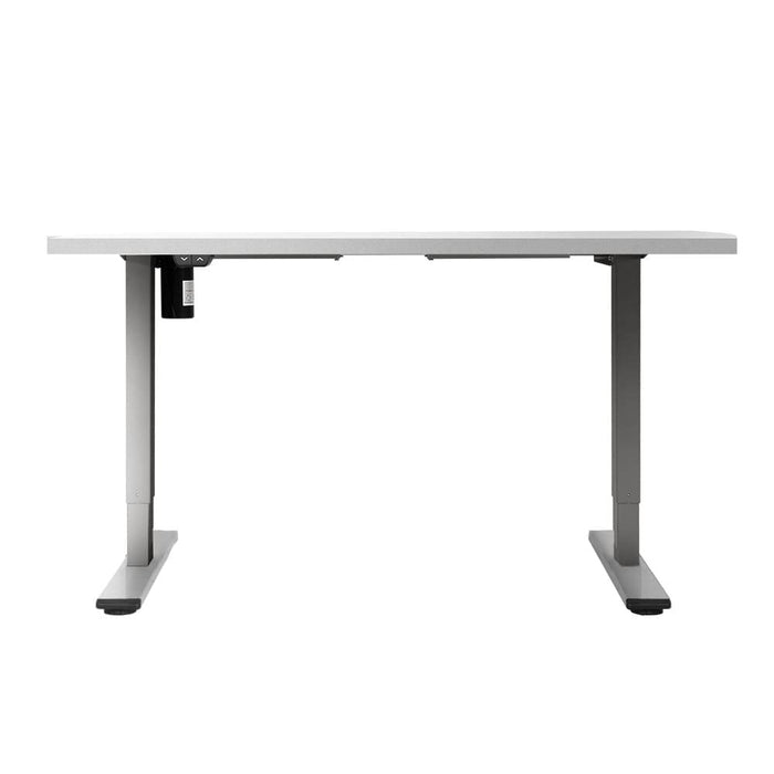 Electric Standing Desk Motorised Sit Stand Desks Table Grey