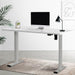 Electric Standing Desk Motorised Sit Stand Desks Table Grey