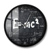 E=mc2 Math Formula Geek Wall Clock Theory of Relativity