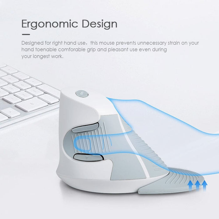 Ergonomic Design Wireless 6 Buttons Vertical Mouse