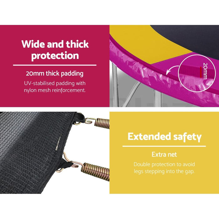 Everfit 10ft Trampoline Round Trampolines with Basketball