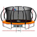 Everfit 12ft Trampoline Round Trampolines with Basketball