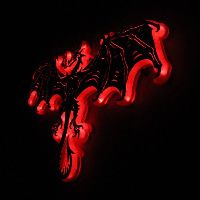 Evil Dragon Mirror Light