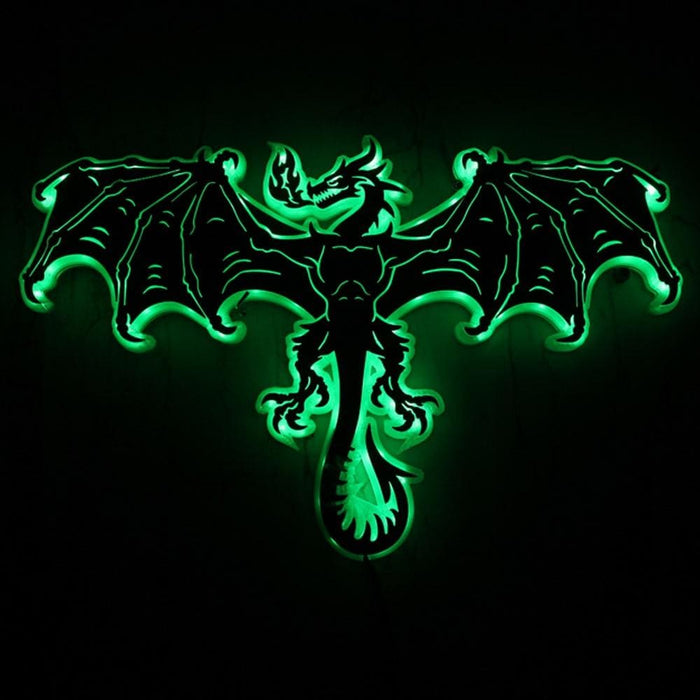 Evil Dragon Mirror Light