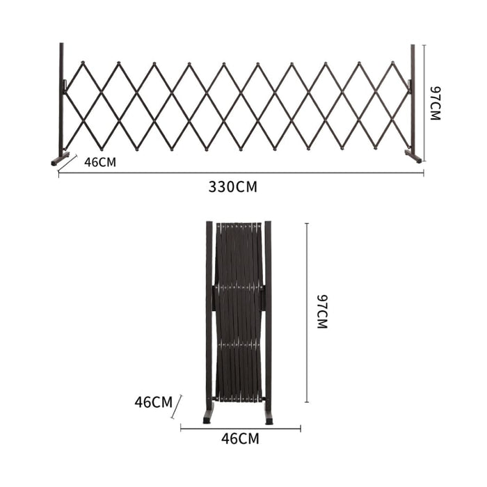 Goslash Picks Expandable Metal Steel Safety Gate Trellis