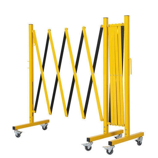 Expandable Portable Safety Barrier with Castors 510cm