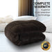 Faux Mink Comforter Quilt Doona Duvet 600gsm - Super King