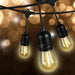 30m Festoon String Lights Xmas Wedding Party Waterproof