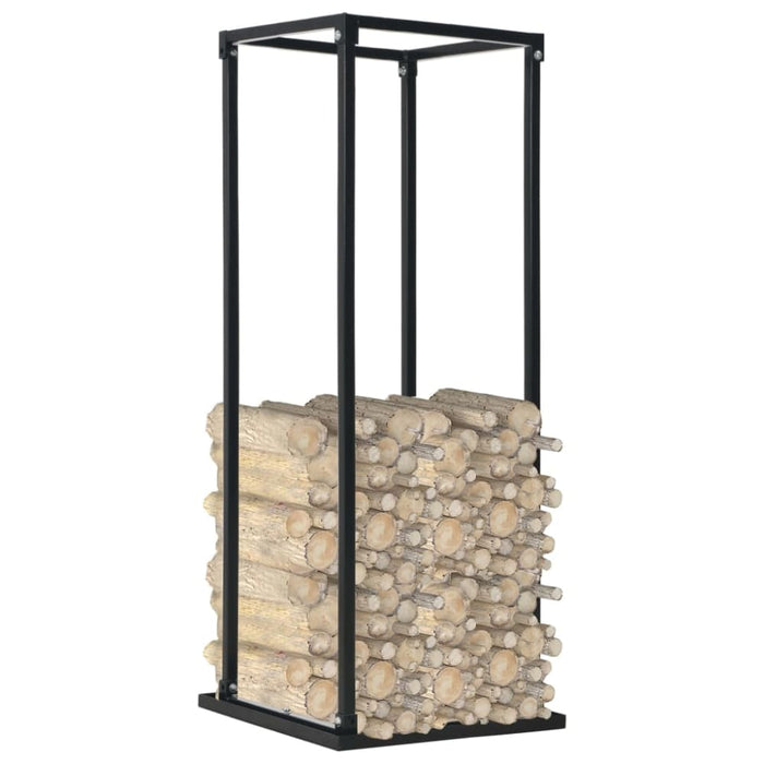 Firewood Rack with Base Blacksteel Xnaibx