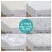 Fitted Waterproof Bed Mattress Protectors Covers Single