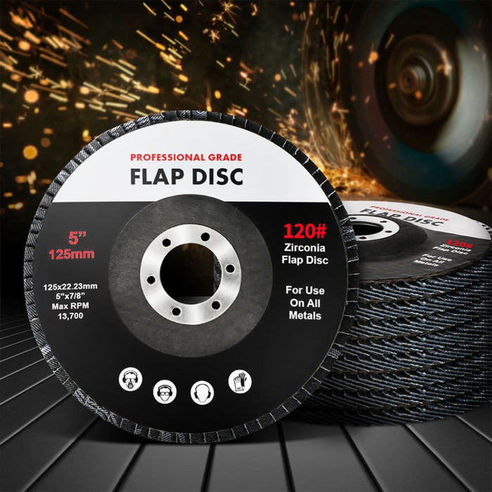 Goslash Picks Flap Discs 125mm 5’ Zirconia Sanding Wheel