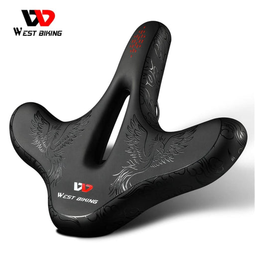Flat Widen Comfortable Bicycle Saddle
